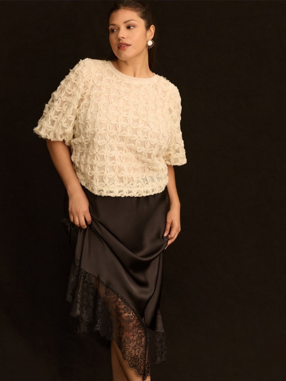 Anthropologie | Sarah Hann Karla Textured Top | Size M - Picture 6 of 13